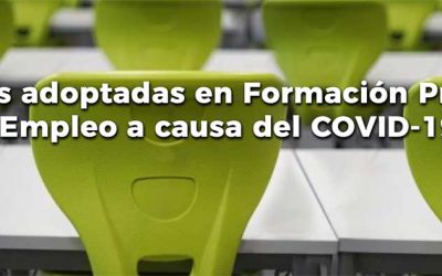 NUEVAS INSTRUCCIONES DE LA DIRECCIÓN GENERAL DE FORMACIÓN RELATIVA A LA IMPARTICIÓN DE ACCIONES FORMATIVAS EN EL ÁMBITO DE LA FORMACIÓN PARA EL EMPLEO